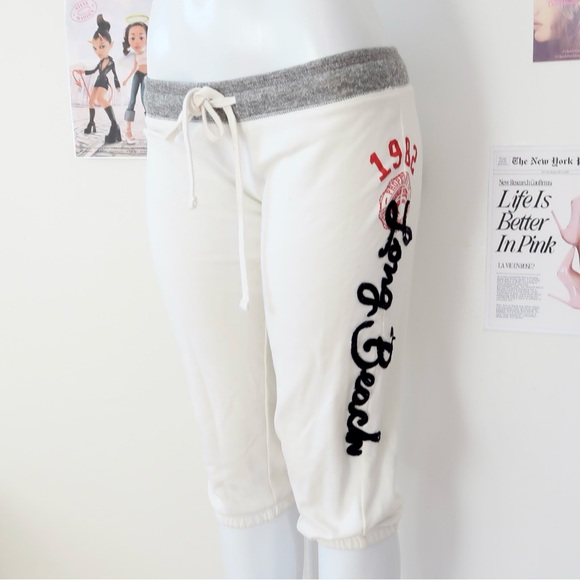 Ardene Pants - Ardene Gray and White Sweatpants